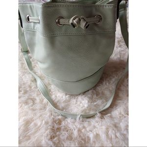 Candies Mint Bucket Crossbody Bag